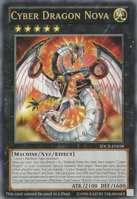 Cyber Dragon Nova (Oversized) (Machine Madness) - Yu-Gi-Oh! Value Boxes (VBX) #SDCR-EN038 - Ultra Rare YuGiOh Trading Card