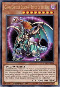Chaos Emperor Dragon - Envoy of the End - Shonen Jump Magazine Promos (SJMP) #JUMP-EN086 - Ultra Rare YuGiOh Trading Card