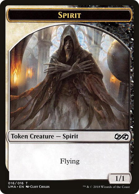 Spirit Token (016) - Ultimate Masters Magic: The Gathering trading card