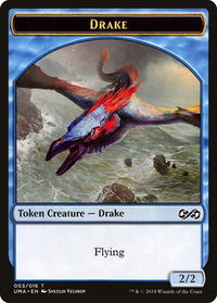 Drake Token - Ultimate Masters (UMA) #3 - Token Magic: The Gathering Trading Card