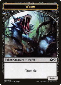 Wurm Token - Ultimate Masters (UMA) #7 - Token Magic: The Gathering Trading Card