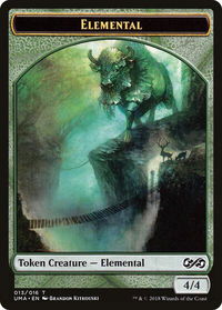 Elemental Token (013) - Ultimate Masters (UMA) #13 - Token Magic: The Gathering Trading Card