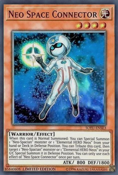 Neo Space Connector trading card from Soul Fusion Neo Space Connector - Soul Fusion YuGiOh trading card