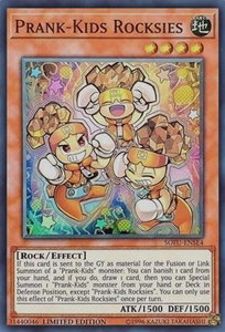 Prank-Kids Rocksies - Soul Fusion (SOFU) #SOFU-ENSE4 - Super Rare YuGiOh Trading Card