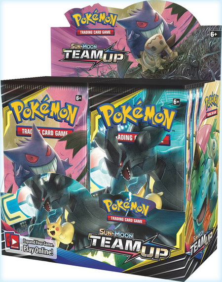 Team Up Booster Box trading card from SM - Team Up Team Up Booster Box - SM - Team Up Pokémon trading card