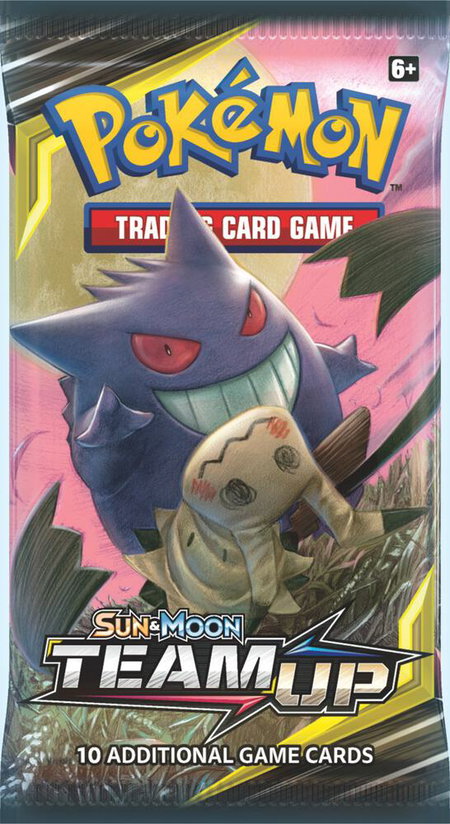 Team Up Booster Pack trading card from SM - Team Up Team Up Booster Pack - SM - Team Up Pokémon trading card