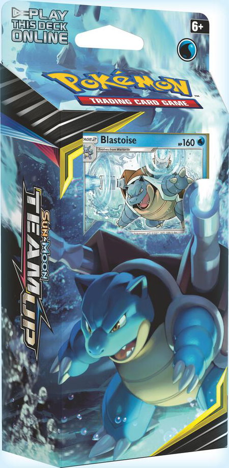 Team Up Theme Deck - "Torrential Cannon" [Blastoise] - SM - Team Up Pokémon trading card