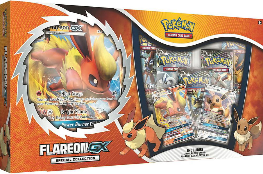 Flareon GX Special Collection trading card from SM - Lost Thunder Flareon GX Special Collection - SM - Lost Thunder Pokémon trading card
