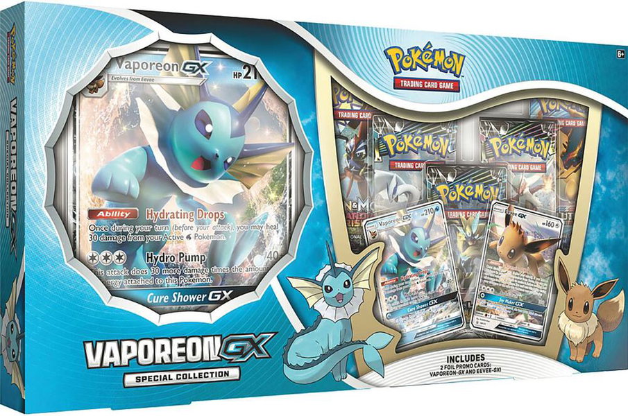 Vaporeon GX Special Collection trading card from SM - Lost Thunder Vaporeon GX Special Collection - SM - Lost Thunder Pokémon trading card