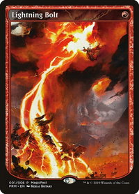 Lightning Bolt - MagicFest Cards (MFP) #1 - Promo Magic: The Gathering Trading Card
