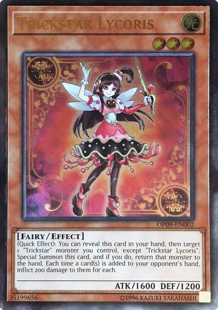 Trickstar Lycoris (UTR) trading card from OTS Tournament Pack 9 Trickstar Lycoris (UTR) - OTS Tournament Pack 9 YuGiOh trading card