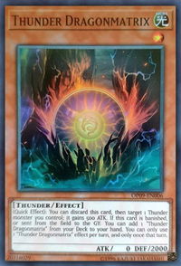 Thunder Dragonmatrix - OTS Tournament Pack 9 (OP09) #OP09-EN006 - Super Rare YuGiOh Trading Card