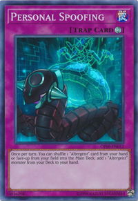 Personal Spoofing - OTS Tournament Pack 9 (OP09) #OP09-EN012 - Super Rare YuGiOh Trading Card