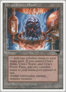 Urza's Power Plant (Rock in Pot) - Chronicles (CHR) #null - Uncommon Magic: The Gathering Trading Card