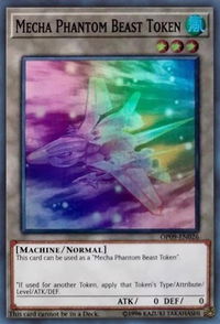 Token: Mecha Phantom Beast (C) - "Megaraptor" - OTS Tournament Pack 9 (OP09) #OP09-EN026 - Super Rare YuGiOh Trading Card
