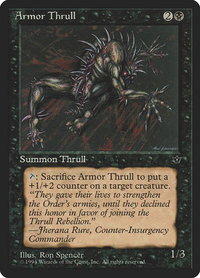 Armor Thrull (Spencer) - Fallen Empires (FEM) #33b - Common Magic: The Gathering Trading Card