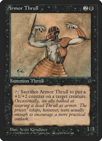 Armor Thrull (Kirschner) - Fallen Empires (FEM) #33d - Common Magic: The Gathering Trading Card