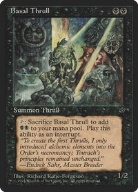 Basal Thrull (Kane-Ferguson) - Fallen Empires (FEM) #34c - Common Magic: The Gathering Trading Card