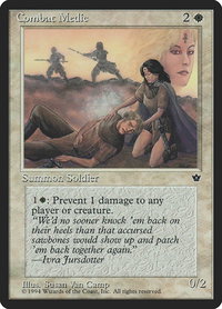 Combat Medic (Van Camp) - Fallen Empires (FEM) #1b - Common Magic: The Gathering Trading Card