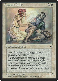 Combat Medic (Danforth) - Fallen Empires (FEM) #1d - Common Magic: The Gathering Trading Card