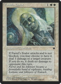 Farrel's Zealot (Kane-Ferguson) - Fallen Empires (FEM) #3b - Common Magic: The Gathering Trading Card