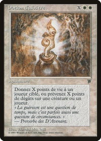 Alabaster Potion (French) - "Potion d'albatre" - Renaissance (REN) #2 - Common Magic: The Gathering Trading Card
