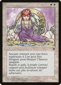 Amrou Kithkin (French) - "Amrou sangami" - Renaissance (REN) #3 - Common Magic: The Gathering Trading Card