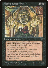 Cyclopean Mummy (French) - "Momie cyclopeenne" - Renaissance (REN) #54 - Common Magic: The Gathering Trading Card