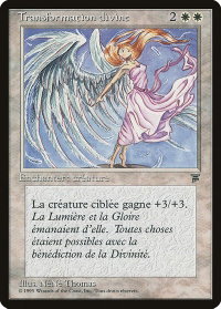 Divine Transformation (French) - "Transformation divine" - Renaissance (REN) #8 - Rare Magic: The Gathering Trading Card
