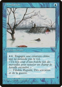 Flood (French) - "Inondation" - Renaissance (REN) #30 - Uncommon Magic: The Gathering Trading Card