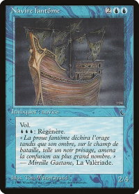Ghost Ship (French) - "Navire fantome" - Renaissance (REN) #33 - Common Magic: The Gathering Trading Card