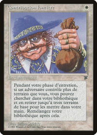 Land Tax (French) - "Contribution fonciere" - Renaissance (REN) #13 - Uncommon Magic: The Gathering Trading Card