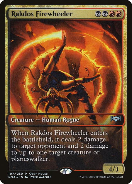 Rakdos Firewheeler - Open House Promos Magic: The Gathering trading card