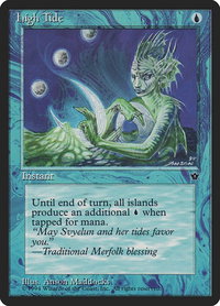 High Tide (Maddocks) - Fallen Empires (FEM) #18b - Common Magic: The Gathering Trading Card