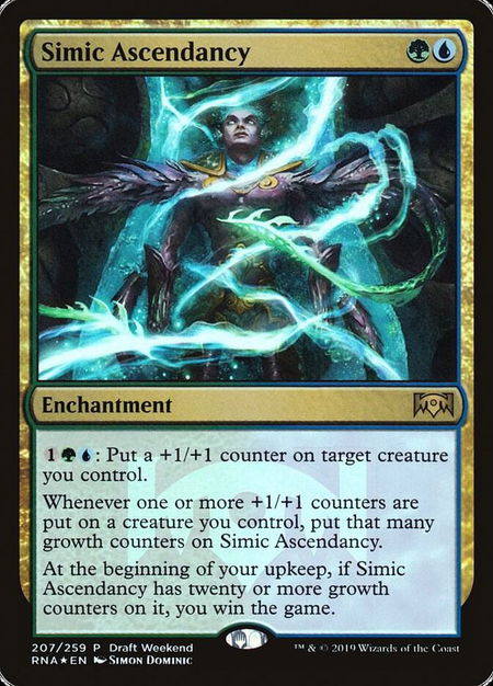 Simic Ascendancy (Draft Weekend) - Launch Party & Release Event Promos Magic: The Gathering trading card