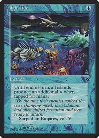 High Tide (Weber) - Fallen Empires (FEM) #18c - Common Magic: The Gathering Trading Card