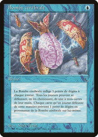 Mind Bomb (French) - "Bombe cerebrale" - Renaissance (REN) #37 - Rare Magic: The Gathering Trading Card