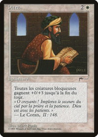 Piety (French) - "Piete" - Renaissance (REN) #17 - Common Magic: The Gathering Trading Card