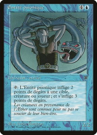 Psionic Entity (French) - "Entite psionique" - Renaissance (REN) #38 - Rare Magic: The Gathering Trading Card