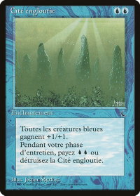 Sunken City (French) - "Cite engloutie" - Renaissance (REN) #42 - Common Magic: The Gathering Trading Card