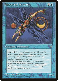 Time Elemental (French) - "Elemental du temps" - Renaissance (REN) #43 - Rare Magic: The Gathering Trading Card