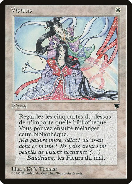 Visions (French) trading card from Renaissance Visions (French) - Renaissance Magic: The Gathering trading card