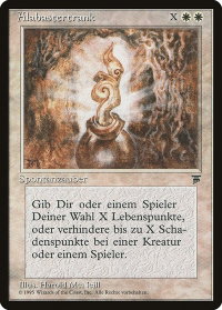 Alabaster Potion (German) - "Alabastertrank" - Renaissance (REN) #2 - Common Magic: The Gathering Trading Card