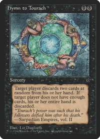 Hymn to Tourach (Danforth) - Fallen Empires (FEM) #38b - Common Magic: The Gathering Trading Card