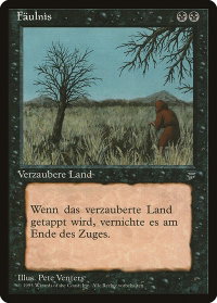 Blight (German) - "Faulnis" - Renaissance (REN) #48 - Uncommon Magic: The Gathering Trading Card
