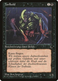 Bog Imp (German) - "Torfbold" - Renaissance (REN) #49 - Common Magic: The Gathering Trading Card