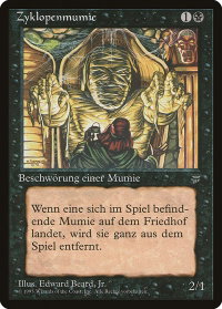 Cyclopean Mummy (German) - "Zyklopenmumie" - Renaissance (REN) #54 - Common Magic: The Gathering Trading Card