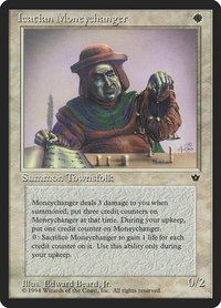 Icatian Moneychanger (Beard, Jr.) - Fallen Empires (FEM) #10b - Common Magic: The Gathering Trading Card