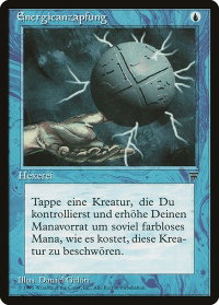 Energy Tap (German) - "Energieanzapfung" - Renaissance (REN) #28 - Common Magic: The Gathering Trading Card