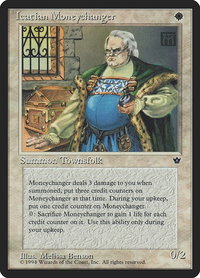 Icatian Moneychanger (Benson) - Fallen Empires (FEM) #10c - Common Magic: The Gathering Trading Card